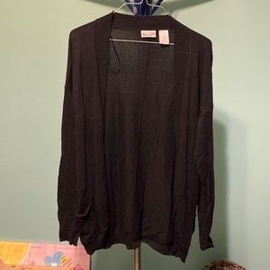 Alloy Medium Black Cardigan Sweater EUC